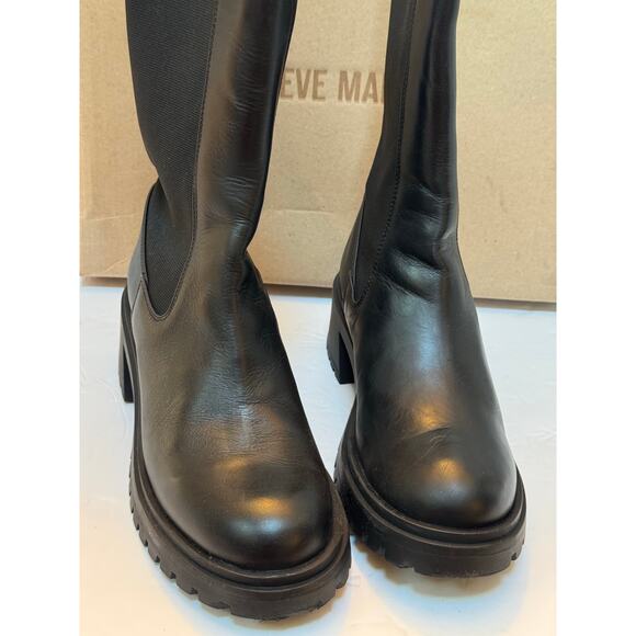 STEVE MADDEN Womens  Block Heel Chelsea Boots,size:10B - Picture 4 of 9